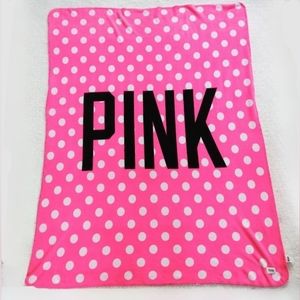 Nip Victorias Secret Pink polka dot stadium blanket